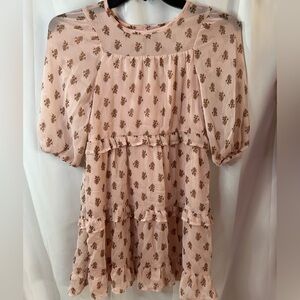 Wonder Nation Floral Blush Dress